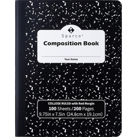 Sparco Book, Comp, Cllg, 100St, 12Pcs Pk SPR00333